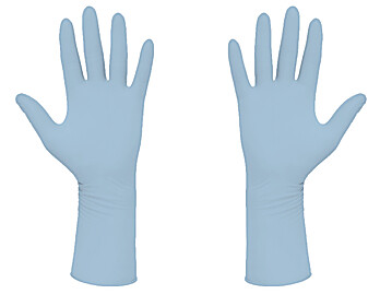 HALYARD* PUREZERO* HG3 Light Blue Sterile Nitrile Cleanroom Gloves
