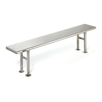 Solid Top Stainless Steel Gowning Benches