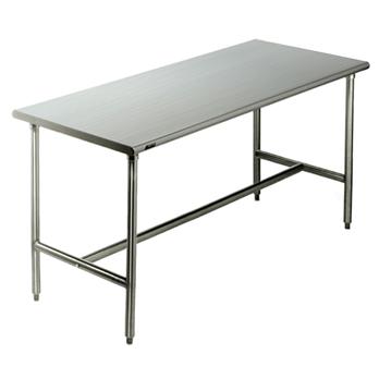 Solid Top Cleanroom Tables with H-Frame
