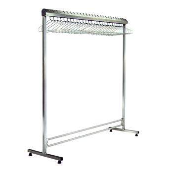Freestanding Gowning Racks with Hanger Rail