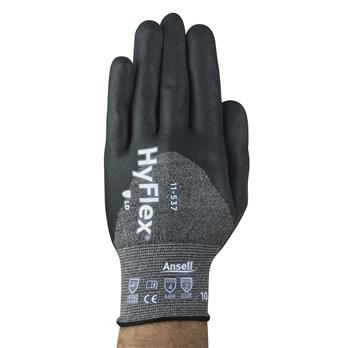 11-537 HyFlex® 3/4 Dipped Light Duty Gloves with INTERCEPT™ Technology and ANSELL GRIP Technology™
