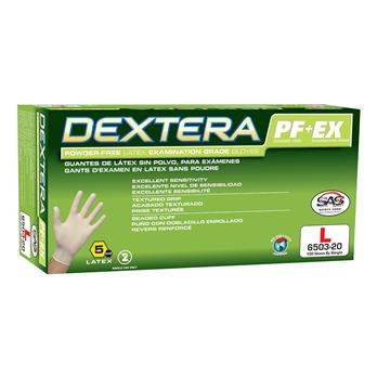Dextera™ Powder-Free Latex Disposable Gloves