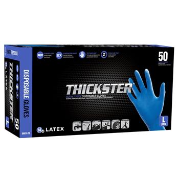 Thickster™ Powder-Free Latex Disposable Gloves