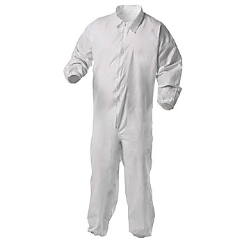 KleenGuard™ A35 Disposable Liquid & Particle Protection Coveralls, Elastic Wrists & Ankles