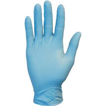 Blue Powder Free Nitrile Gloves, 6 mil