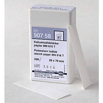 Potassium iodide starch paper MN 616 T recommended for spot tests