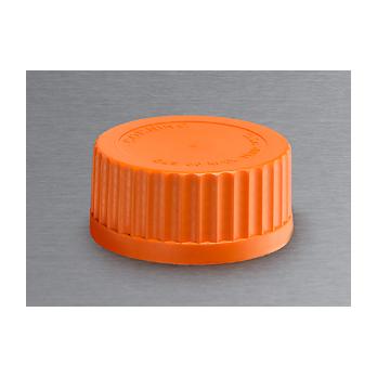 GLS80 Orange Polypropylene Screw Caps
