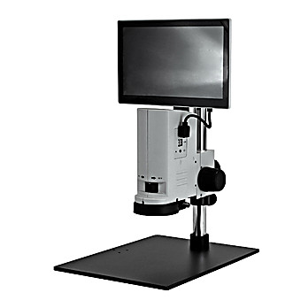 Unitron Zoom HD Stereo Microscope with Integrated 12" HD Monitor