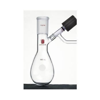 SYNTHWARE Modified Schlenk Flasks with High Vacuum Valves