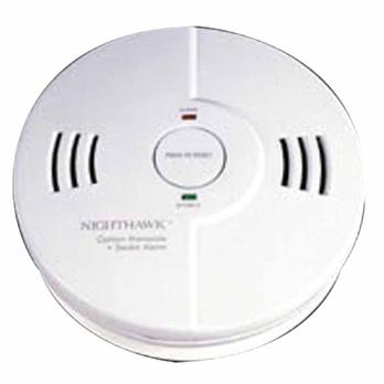 Battery-Operated Combination Carbon Monoxide and Smoke Alarm with Talking Alarm