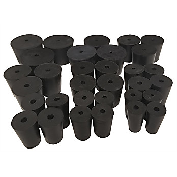 Assorted 1 Hole Rubber Stoppers