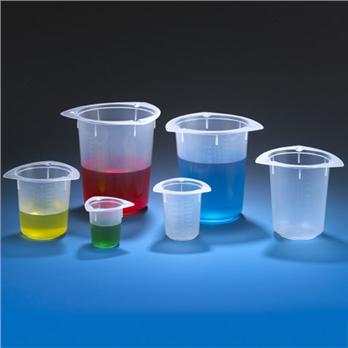 Tri-Corner Plastic Beaker, Polypropylene, Economy Style