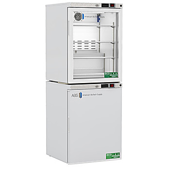 Premier Laboratory Glass Door 5.2 cu. ft. Refrigerator/Solid Door 4 cu. ft. capacity Freezer -30°C