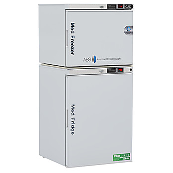 Premier Pharmacy 4.6 cu.ft. Solid Door Refrigerator/ 1 cu. ft. Solid Door Controlled Auto Defrost (CAD) Freezer