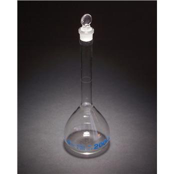 Volumetric Flask, Class A, with Glass Stopper, Individually Certified