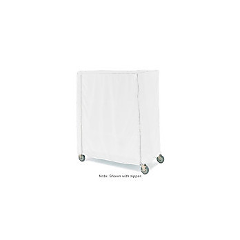 Metro 21X48X62UC Uncoated Polyester Cover for 21" x 48" x 62" Shelving, Zipper Closure, White