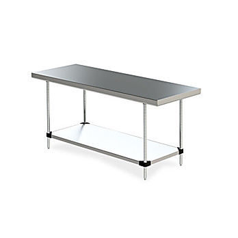 Metro Space Saver Type 316 Stainless Steel Stationary Worktable