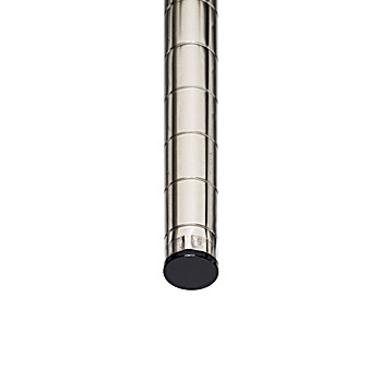 Metro Super Erecta Swaged Posts for Cart Wash and Autoclave Applications, Stainless Steel, 63" H
