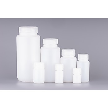 labForce&reg; Translucent Sterile HDPE Wide Mouth Bottles