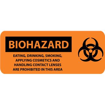 Biohazard, Prohibiited Actions Sign