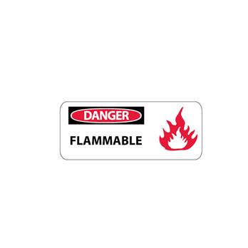 Danger, Flammable With Graphic Signs