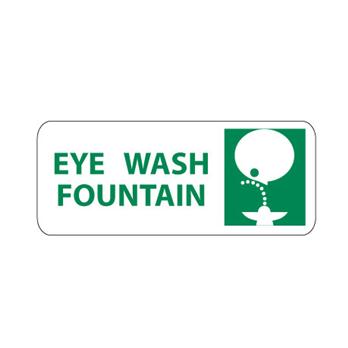 Eye Wash Fountain With Graphic Signs