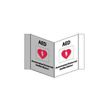 Visi Sign, AED With Graphic Sign