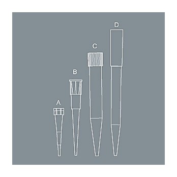 Genex Pipettes tips, Max. Vol: 10µl , Packaging: same/sterile , Qty: 960, Type: A