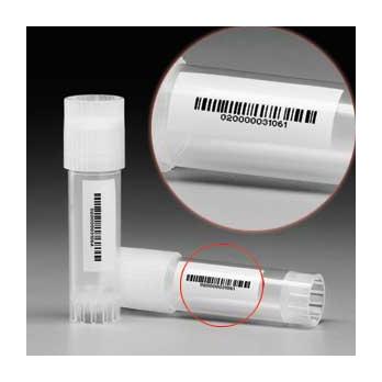 Cryogenic Vials with Bar Code