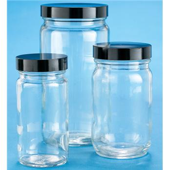 Bulk Pack Clear Glass Medium Round Bottles