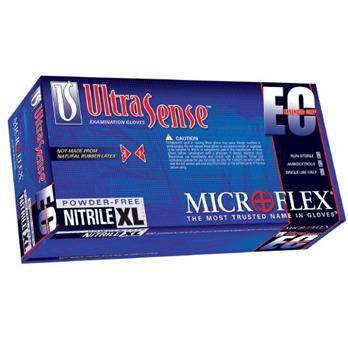 UltraSense® EC Extended Cuff Gloves, Nitrile