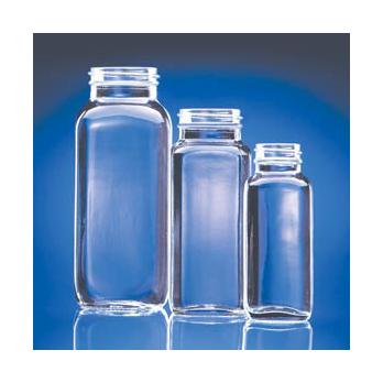 Clear French Square Glass Bottles, Valu-Bulk™
