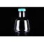 2L PC High Efficient Erlenmeyer Flaskss, Flat Base, Vent Filter Cap, Sterile, 1/pk, 4/cs