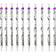 SPDS-25-10 Serological Pipette, 25ml Capacity by 02ml, Plastic, Sterile, Color Coded Pack of 10