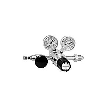 Dual Stage Ultra High Purity Chrome Plated Brass Gas Regulators With