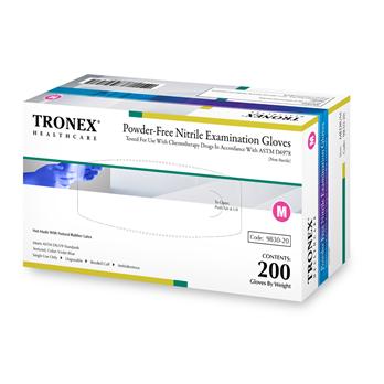 Nitrile Chemo-Rated, Powder-Free, Fingertip-Textured Exam Gloves