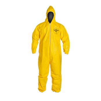 Tychem® 2000 Coveralls with Standard Fit Hood, Elastic Wrists & Ankles (Serged Seams)