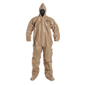 Tychem® 5000 Coveralls with Standard Fit Hood, Elastic Wrists & Attached Socks