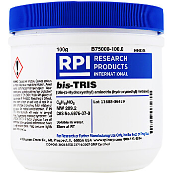 RPI Bis-TRIS [bis-(2-hydroxyethyl)aminotris(hydroxymethyl)methane]