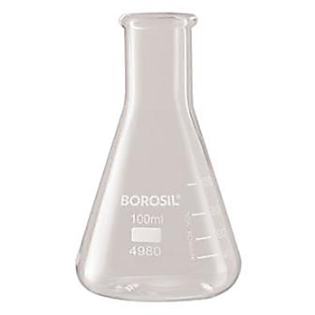 Borosil® Narrow Mouth Glass Erlenmeyer Flasks