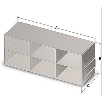 Upright Racks for 3" Standard Boxes
