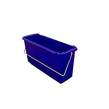 Plastic Bucket, 15 Liter, Blue, or the Perfex TruCLEAN Pro Triple-Bucket System.
