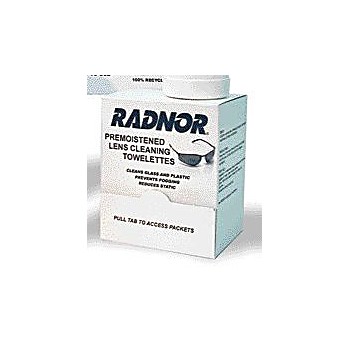 Radnor Pre-Moistened Lens Cleaning Towelettes