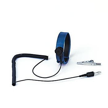 3M Adjustable Thermo Plastic Wrist Strap (Economy Performance), with 5 ft. Coiled Cord, 4650