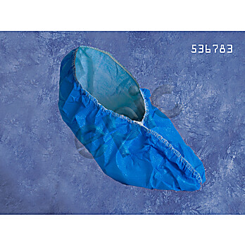EPIC Heavy Duty Polyethylene Coated (PE) Shoecover, Blue, X-Large