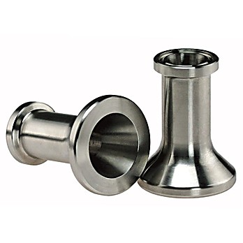 Adapters, Sanitary, Reactor, Lower Outlet, 1 Inch Beaded Pipe, Stainless Steel, Tri-Clamp