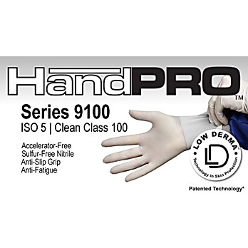 HandPRO® Series 9100 Clean Class 100 Nitrile Gloves