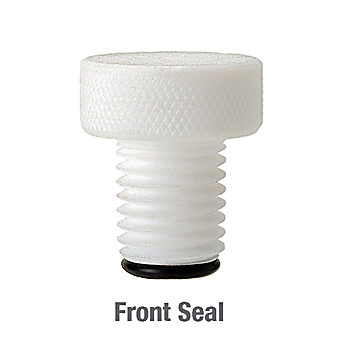 Plug, Nylon, HDPE or PTFE, Front seal