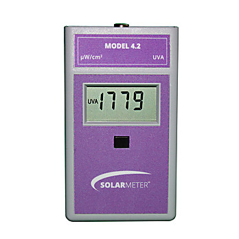 NIST UVA Radiometer, Measures 320-400nm light, Range of 0-1999 µW/cm², Model 4.2 Sensitive UVA Meter