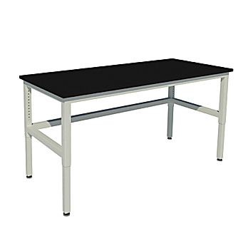 Adjustable Height, Heavy Duty Steel Table